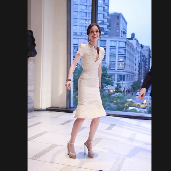 Spring 2012 Runway Zac Posen Navy Dress, Sz 4 - Picture 11 of 11